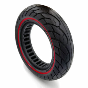 PNEUMATICO pieno gomma solida ruota 10x2.5 pollici cerchi da 34mm per monopattino Kugoo Kirin KuKirin M4/M4 Pro/KUKIRIN G2 MAX/KUKIRIN G3 PRO e altri scooters linea rossa