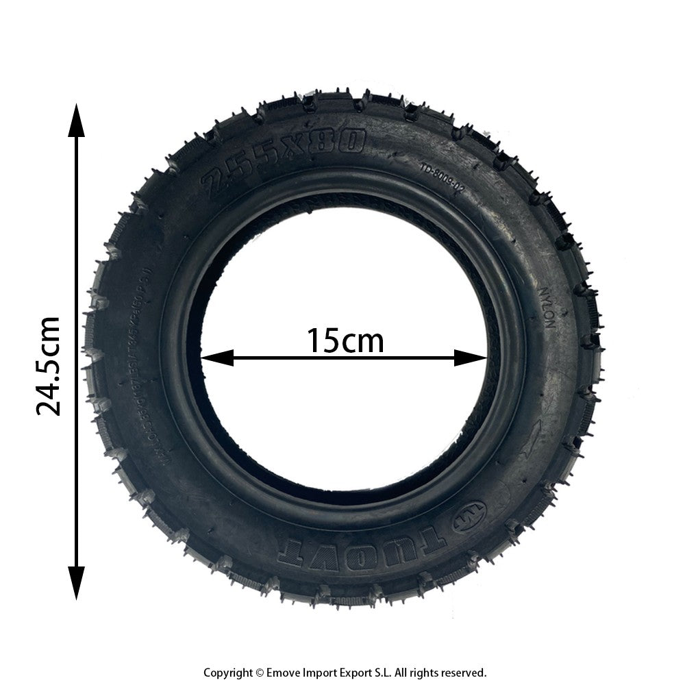 Pneumatico 10x3.0 pollici fuoristrada off road 80/65-6 per monopattini elettrici Tuovt