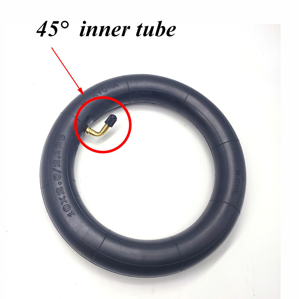 Camera d'aria 10x2.5 pollici valvola piegata curva 45° per Kugoo Kirin KuKirin M4/M4 Pro e altri