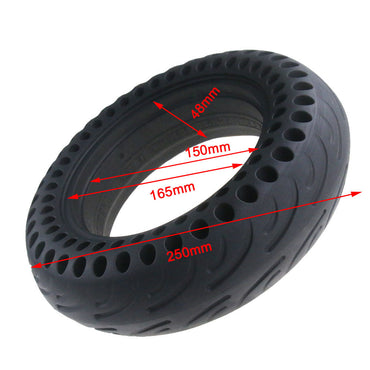 PNEUMATICO pieno gomma solida ruota 10X2.75 pollici monopattino Kugoo G3, Engwe S6, Ducati, Lexgo, Aerlang, Hitway ed altri ( 70/65-6.5)