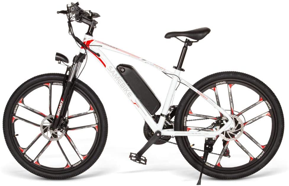SAMEBIKE MY-SM26 Mountain Ebike | Bicicletta elettrica | Ruote 26" | Motore 350W | 48V 8Ah | Autonomia 80km | Cerchio in lega di magnesio | GARANZIA ITALIANA