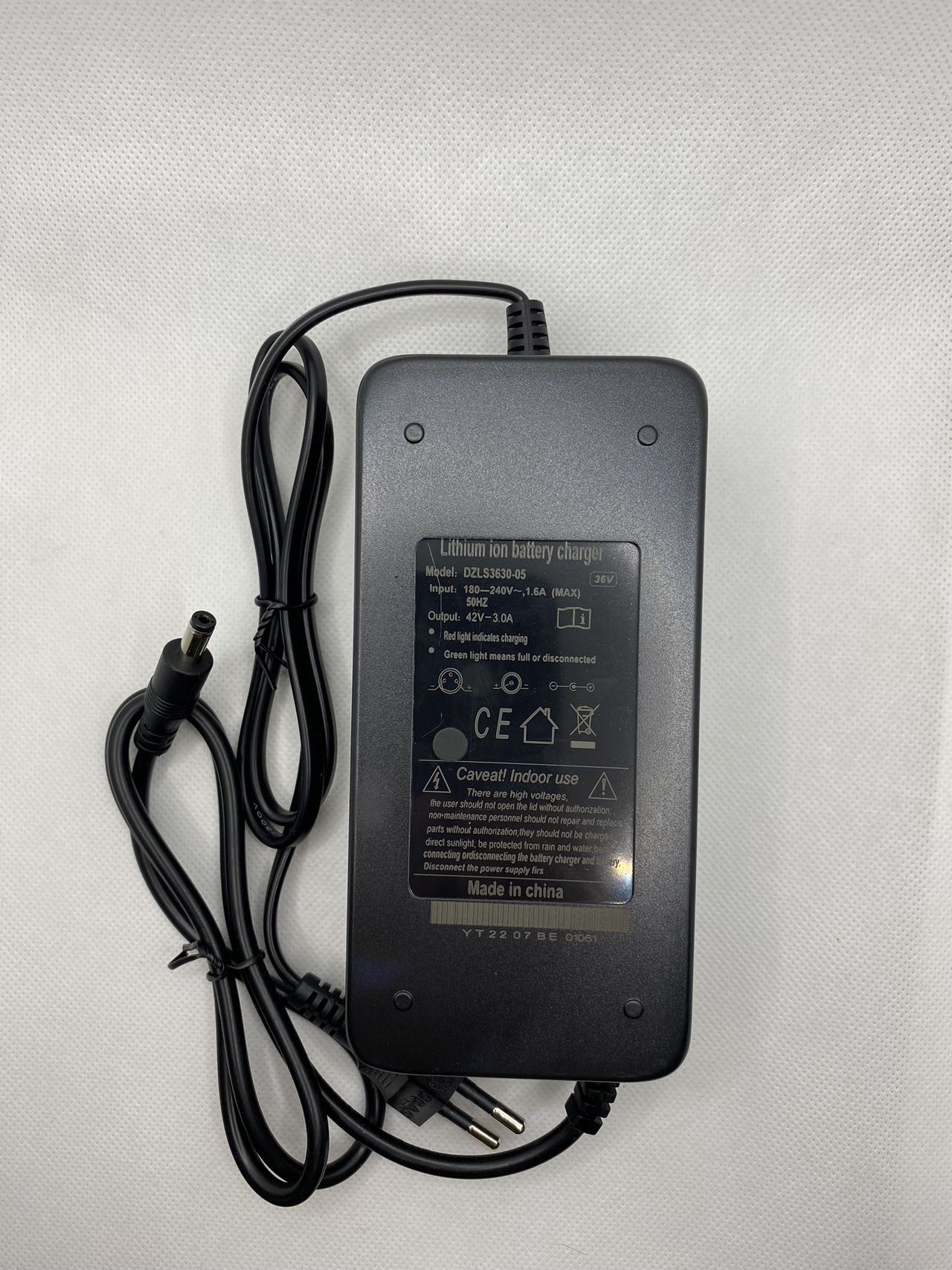 Carica batteria 42V 3A originale per bicicletta elettrica ENGWE C20 Pro - Compatibile con altri modelli