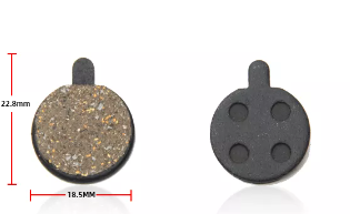 Pasticche freni 20MM (2 pezzi) per monopattini elettrici Xiaomi M365 Pro e Pro2, Essential, Ducati Pro-II, 1S