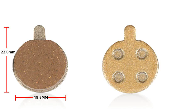 Pasticche freni 20MM (2 pezzi) per monopattini elettrici Xiaomi M365 Pro e Pro2, Essential, Ducati Pro-II, 1S