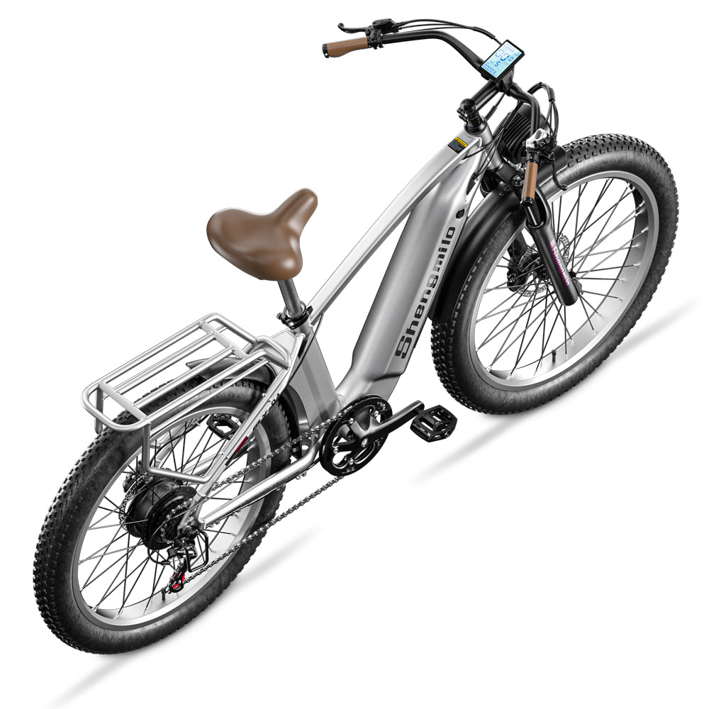 SHENGMILO MX04 | BAFANG motore 500W (PICCO 1000W)LG batteria 48V 15AH 26X3.0 fat tire E-Bike Bicicletta Elettrica 40km/h 60km con freno idraulico