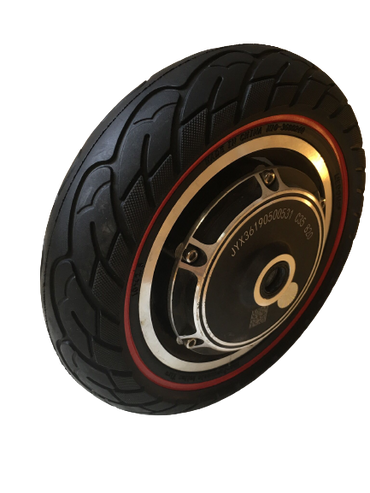 PNEUMATICO pieno gomma solida ruota 10x2.5 pollici cerchi da 34mm per monopattino Kugoo Kirin KuKirin M4/M4 Pro/KUKIRIN G2 MAX/KUKIRIN G3 PRO e altri scooters linea rossa