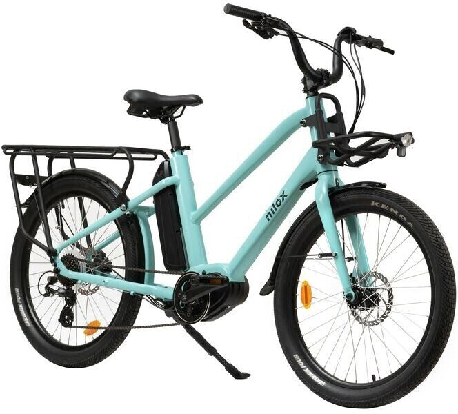 Nilox C1 Cargo Light | Bici elettrica Cargo | 250W | Autonomia fino a 55km | Ruote da 27.5"