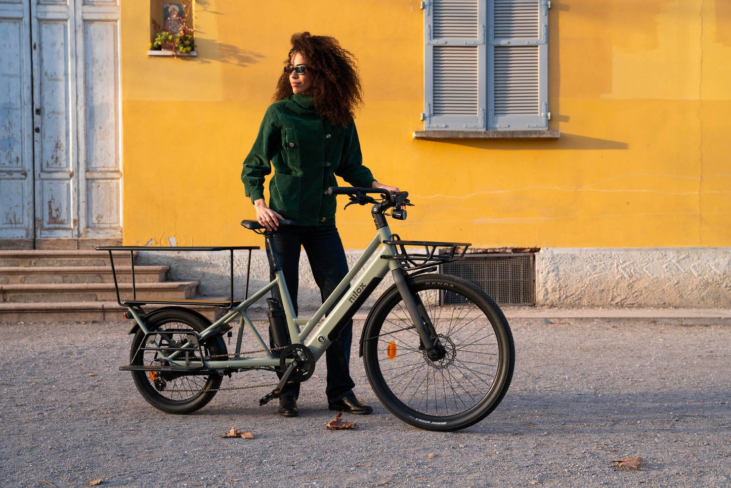 Nilox C3 Cargo Long| Bici elettrica Cargo | 250W | Autonomia 50km | Ruote da 27.5"
