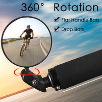 Specchietto retrovisore bicicletta 360 ruota sicurezza ciclismo accessori bici specchio manubrio MTB