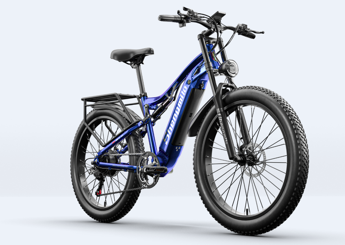 SHENGMILO MX03 Nuova Versione 2023 | BAFANG Motore 500W (PICCO 1000W) | 48V 17,5AH | 26X3.0 Fat Tire E-Bike Bicicletta Elettrica  | 40km/h 60km