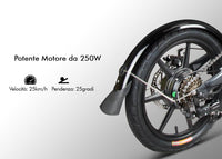 FIIDO D2S ITALIA | Bicicletta Elettrica E-Bike | Cambio Shimano | Motore 250W | Ruote da 16" FIIDO