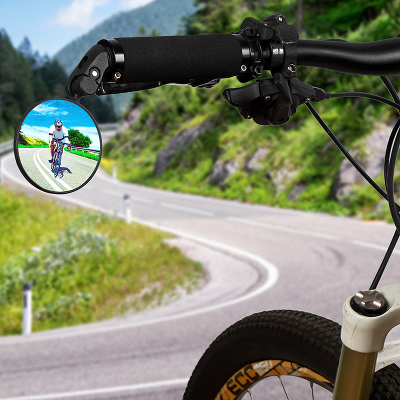 Specchietto retrovisore bicicletta 360 ruota sicurezza ciclismo accessori bici specchio manubrio MTB