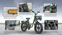 FIIDO T1 Cargo | Versione 2023 | Bicicletta elettrica | Ruote Fat | Motore 750W | 48V 20AH | Autonomia 150km | Freni idraulici | GARANZIA ITALIANA