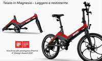 DUCATI URBAN-E MG-20 | Bicicletta elettrica | Pieghevole | Motore 250W | Batteria SAMSUNG 36V 10.5Ah 378Wh