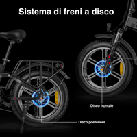 ENGWE ENGINE X | Bicicletta elettrica | Motore 250W sbloccabile a 750W | 48V 13AH | Autonomia 90km | GARANZIA ITALIANA